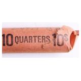 Roll of 40 Washington Silver Quarters