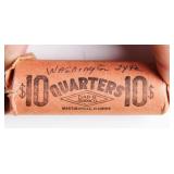 Roll of 40 Washington Silver Quarters