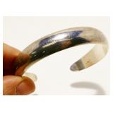 Signed Sterling Silver Cuff Bracelet 10.9g