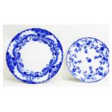 Vintage Cobalt Blue & White Plates