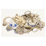 Sterling Silver Pendants & Scrap Jewelry 97.8g