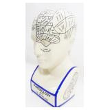 Large Ceramic Phrenology Head L.N. Fowler