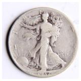 1937 Walking Liberty Half-Dollar Silver Coin