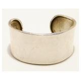 Wide Mexican Sterling Silver Cuff Bracelet 36.5g