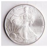 2000 American Eagle Silver Dollar Coin