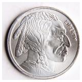 New One ozT .999 Silver Bullion Liberty Round