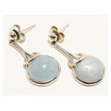 Petite Sterling Silver Gemstone Earrings 4.1g