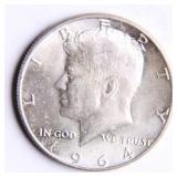 1964-D Kennedy Half-Dollar Silver Coin