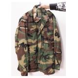 Camouflage Military Jacket Large-Long