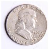 1963 Franklin Half-Dollar Silver Coin