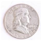 1963-D Franklin Half-Dollar Silver Coin