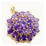 Gold/Sterling Silver Gemstone Pendant 3g