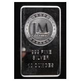 JM Bullion 10 ozT .999 Silver Bullion Bar