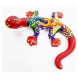 Mexican Talavera Ceramic Lizard