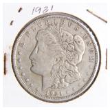 1921 Morgan Dollar Silver Coin