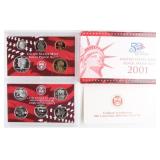 2001 US Mint Silver Proof Set
