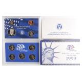 1999 US Mint Proof Coin Set