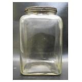 Vintage Gallon Glass Jar with Lid