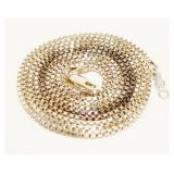 Long 24" 925 Silver Box Chain Necklace 4.4g