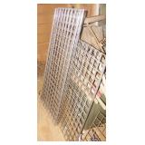 Several Sections of Retail Metal Rod Grid