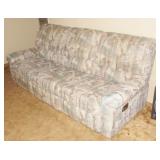 Upholstered Sofa with Pull-Out Foot Rests