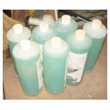 Containers of Shop Supply Liquid
