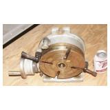 Metal Shelf w/ Milling & Lathe Items