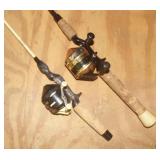 Two Fishing Rods with Reels