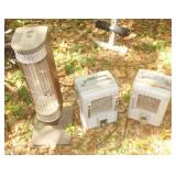 Three Electric Heaters