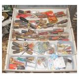 Contents of Drawer: Screwdrivers