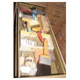 Contents of Drawer: Paintbrushes