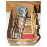 Box Lot: Hacksaws, Milling Drill Bits