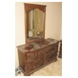 Bedroom Dresser with Mirror 53'x31'x19'