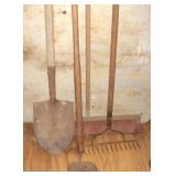 Grouping of Stick Hand Tools