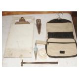 Metal Clipboard & Tools
