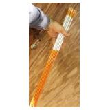 Orange Fiberglass Marking Sticks
