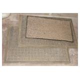 Three Entryway Rugs