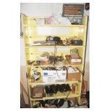 Metal Shelf with Contents