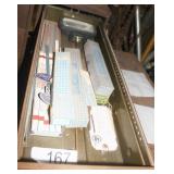 Contents of Drawer: Boxes of Hacksaw Blades