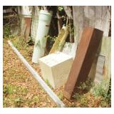 Grouping of Yard Items: Rectangle Tubing & More