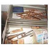 Contents of Drawer: Drill Bits