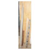 Round Metal Stock, Drywall Level & Square