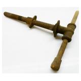 Screw Press with Wood Handle