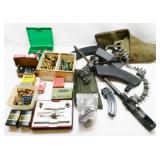 Assorted Gun Parts, Ammo & Magazines