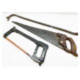 Hand Saws & Crowbar