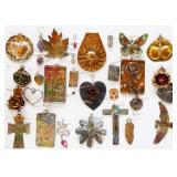 Hand-Made Folk Art Copper & Metal Jewelry