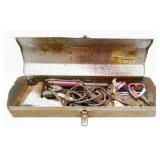 Vtg Craftsman Metal Toolbox with Contents