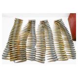 200+/- Rounds AK47 Ammo, Belted in Ammo Case