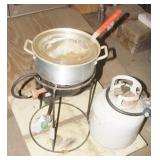 Peanut Boiler with Propane Tank