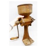 Antique Cast Iron Hand-Crank Grain Mill